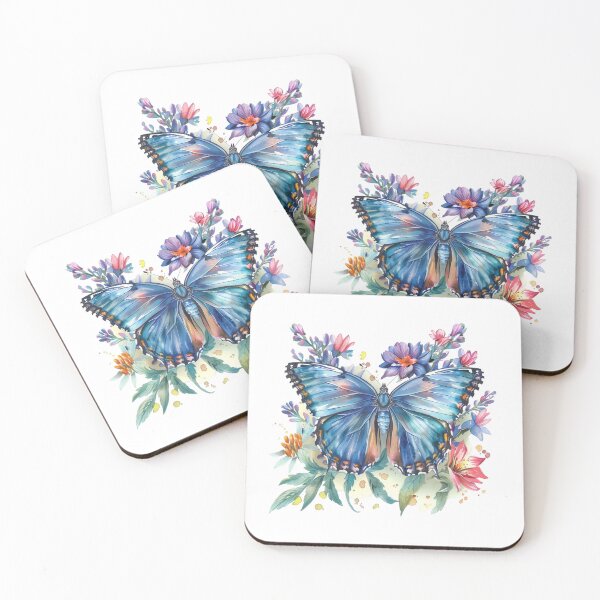 Item preview, Blue Butterfly | Elegant Nature Aesthetic Art ? designed and sold by Mandayartstudio.