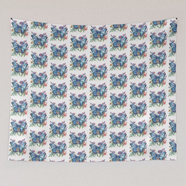Item preview, Blue Butterfly | Elegant Nature Aesthetic Art ? designed and sold by Mandayartstudio.