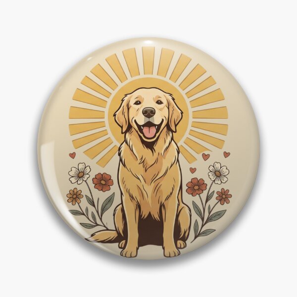 Item preview, Vintage Golden Retriever Sunshine Dog T-Shirt Graphic with "Good Days Start with a Wag" designed and sold by BiniClicks.