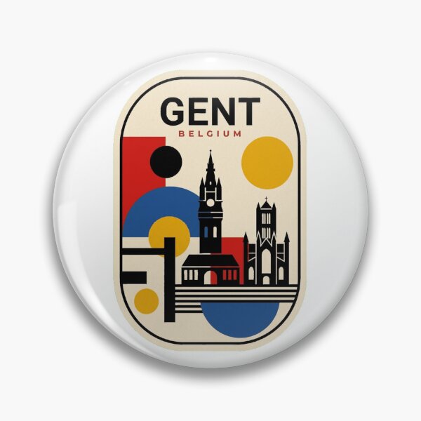 Item preview, Retro Gent Bauhaus Geometric Skyline designed and sold by k3rstman1.