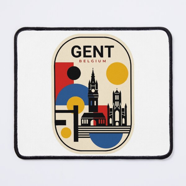 Item preview, Retro Gent Bauhaus Geometric Skyline designed and sold by k3rstman1.