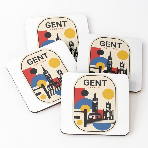 Item preview, Retro Gent Bauhaus Geometric Skyline designed and sold by k3rstman1.