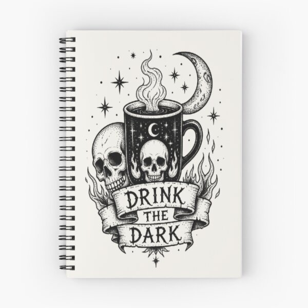 Item preview, Drink The Dark Gothic Skull Coffee designed and sold by creativerooney.