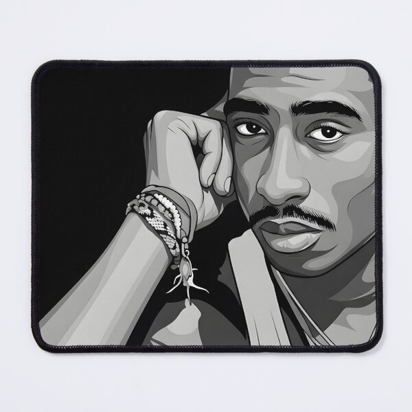 Item preview, Tupac Shakur Vector Art designed and sold by titanputra.