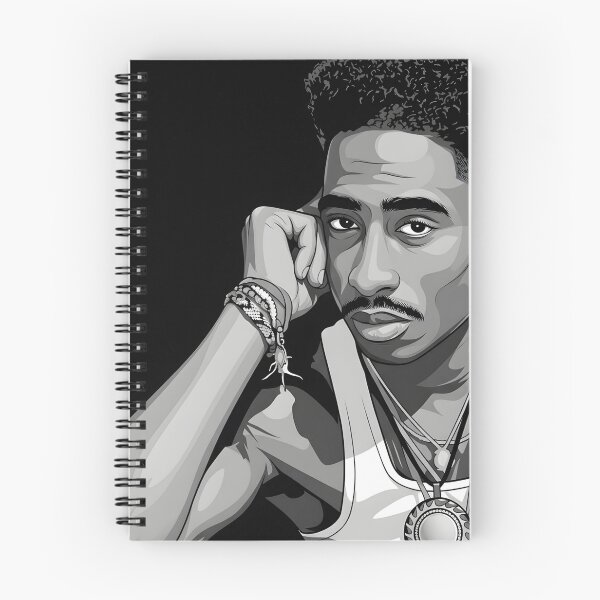Item preview, Tupac Shakur Vector Art designed and sold by titanputra.
