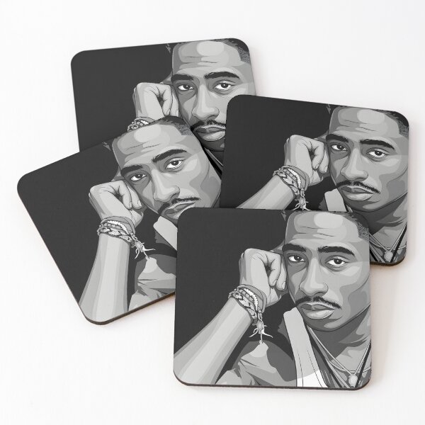 Item preview, Tupac Shakur Vector Art designed and sold by titanputra.