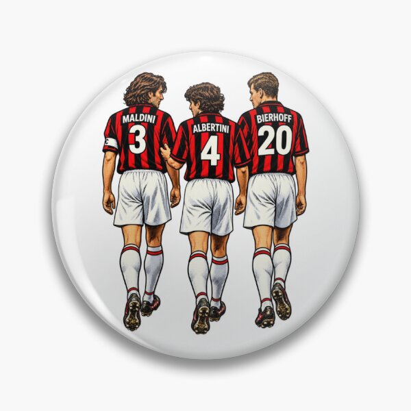 Item preview, AC Milan Maldini Albertini Bierhoff Rossoneri designed and sold by Tony Panini Retro.