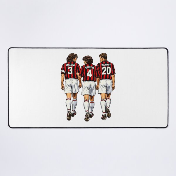 Item preview, AC Milan Maldini Albertini Bierhoff Rossoneri designed and sold by Tony Panini Retro.