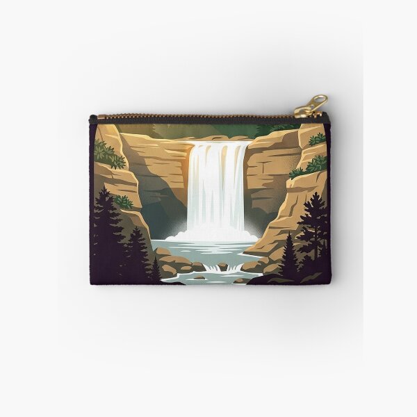 Item preview, DeSoto Falls State Park Alabama Vintage WPA Sticker designed and sold by DetourDgn.