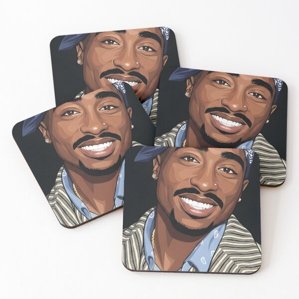 Item preview, Tupac Shakur Vector Art designed and sold by titanputra.