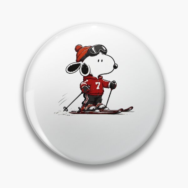 Item preview, Snoopy Skiing Winter Fun Peanuts Character designed and sold by fizzstocmathepa.