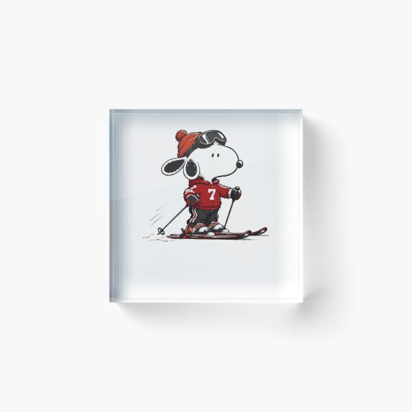Item preview, Snoopy Skiing Winter Fun Peanuts Character designed and sold by fizzstocmathepa.