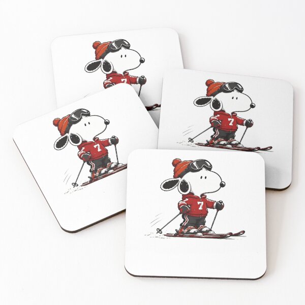 Item preview, Snoopy Skiing Winter Fun Peanuts Character designed and sold by fizzstocmathepa.