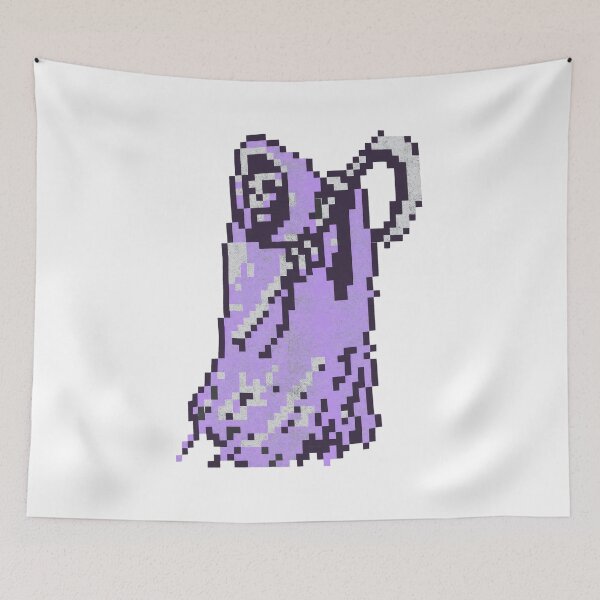 Item preview, 8 Bit Wraith Scythe Pixel Art Entity designed and sold by ALEGLAS.