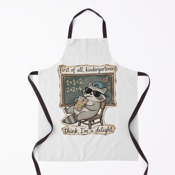 Item preview, Funny Raccoon Kindergarten Teacher Classroom designed and sold by Yellowriversss.