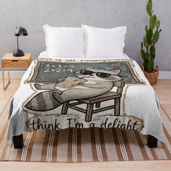 Item preview, Funny Raccoon Kindergarten Teacher Classroom designed and sold by Yellowriversss.