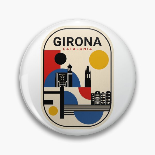 Artikelvorschau, Retro Girona Bauhaus Geometrische Skyline entworfen und verkauft von k3rstman1.
