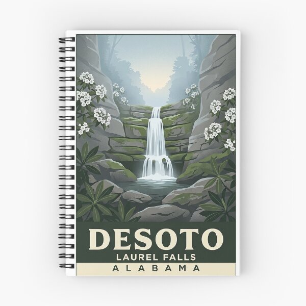 Item preview, Laurel Falls DeSoto State Park Alabama Sticker designed and sold by DetourDgn.