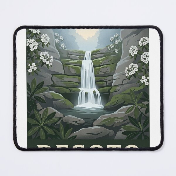 Item preview, Laurel Falls DeSoto State Park Alabama Sticker designed and sold by DetourDgn.