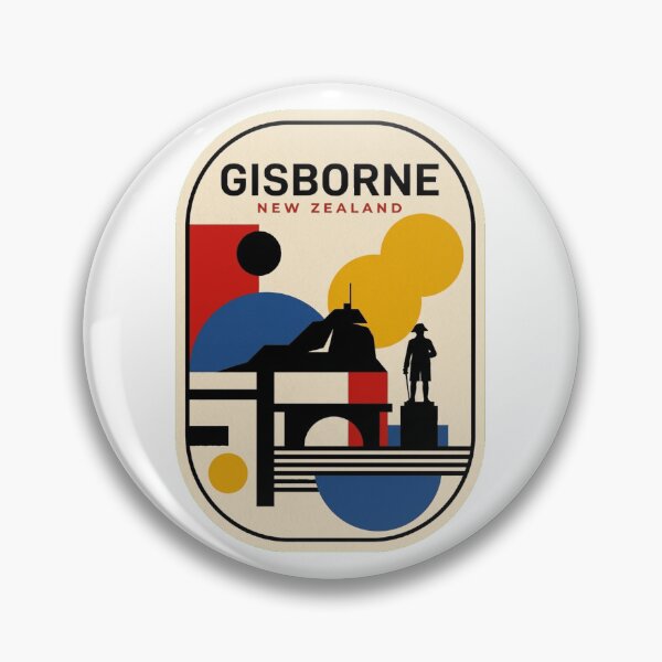 Item preview, Retro Gisborne Bauhaus Geometric Skyline designed and sold by k3rstman1.