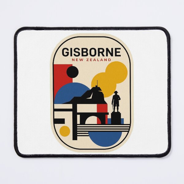 Item preview, Retro Gisborne Bauhaus Geometric Skyline designed and sold by k3rstman1.