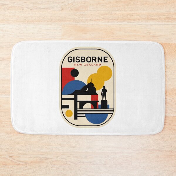 Item preview, Retro Gisborne Bauhaus Geometric Skyline designed and sold by k3rstman1.