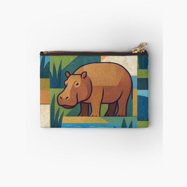 Item preview, Hippo - a Geometric illustration. designed and sold by GalleryKauffeld.