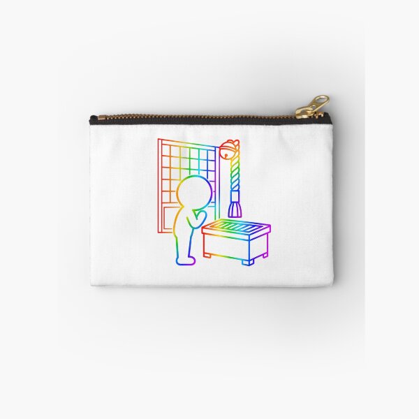 Item preview, Japanese Shrine Prayer - Faith and Gratitude Pictogram（Rainbow Line） designed and sold by japan-picto.