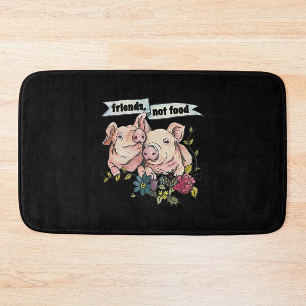 Item preview, Friends Not Food Cute Pig Illustration  designed and sold by NyasiaLeuschke.
