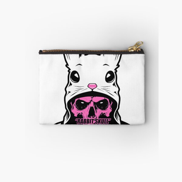 Item preview, Skull in Pink Contrast Bunny Hood  designed and sold by ALEGLAS.