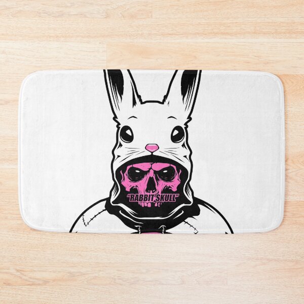 Item preview, Skull in Pink Contrast Bunny Hood  designed and sold by ALEGLAS.