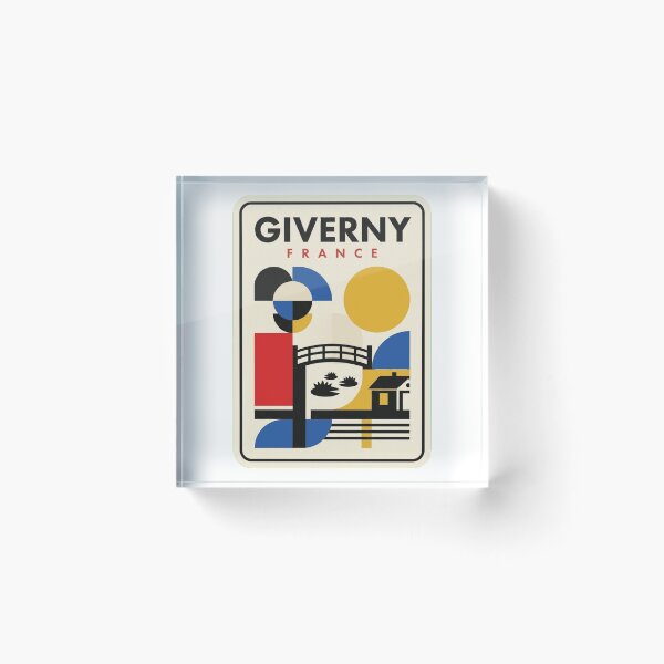 Item preview, Retro Giverny Bauhaus Geometric Skyline designed and sold by k3rstman1.