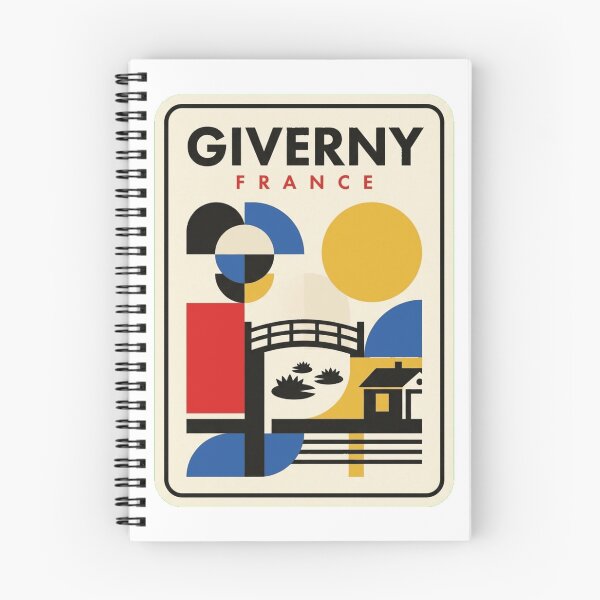 Item preview, Retro Giverny Bauhaus Geometric Skyline designed and sold by k3rstman1.