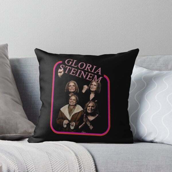 Item preview, Gloria Steinem Vintage 90s Bootleg Pink Frame Graphic designed and sold by SawyerLawrence.