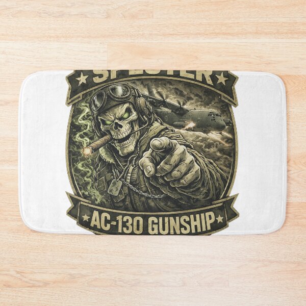 Artikelvorschau, Specter AC-130 Gunship Totenkopf-Emblem entworfen und verkauft von ALEGLAS.