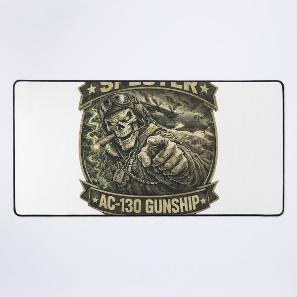 Item preview, Specter AC-130 Gunship Skull Emblem designed and sold by ALEGLAS.