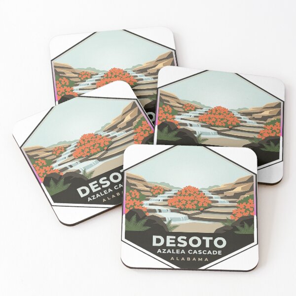 Item preview, Azalea Cascade DeSoto State Park Alabama Sticker designed and sold by DetourDgn.