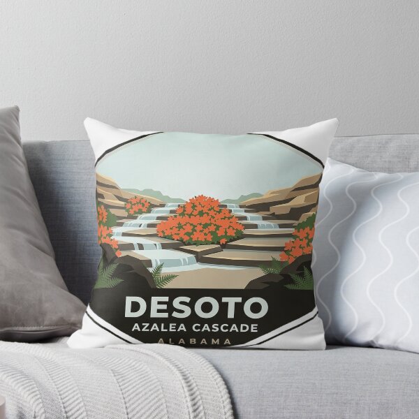 Item preview, Azalea Cascade DeSoto State Park Alabama Sticker designed and sold by DetourDgn.