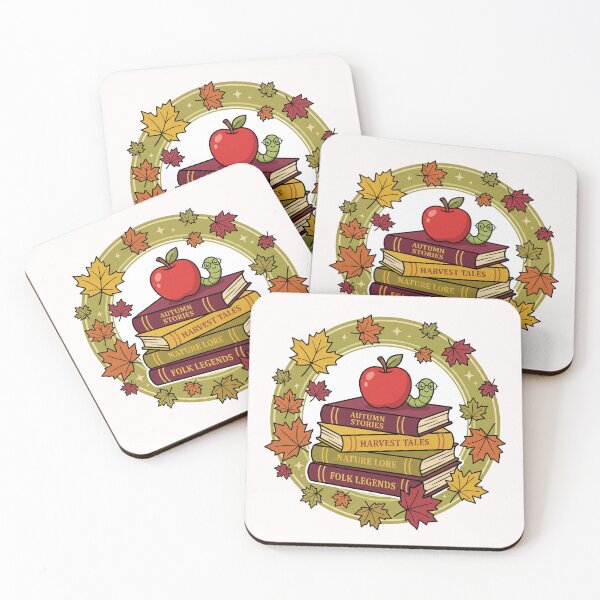 Item preview,  Cozy Fall Bookworm Apple Picking designed and sold by Oommen Studio .