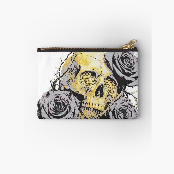 Item preview, Death and Love Skull Roses Barbed Wire  designed and sold by ALEGLAS.
