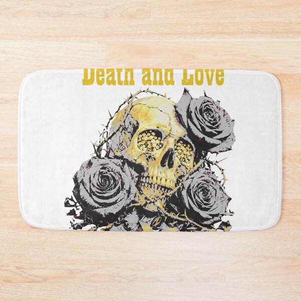 Item preview, Death and Love Skull Roses Barbed Wire  designed and sold by ALEGLAS.