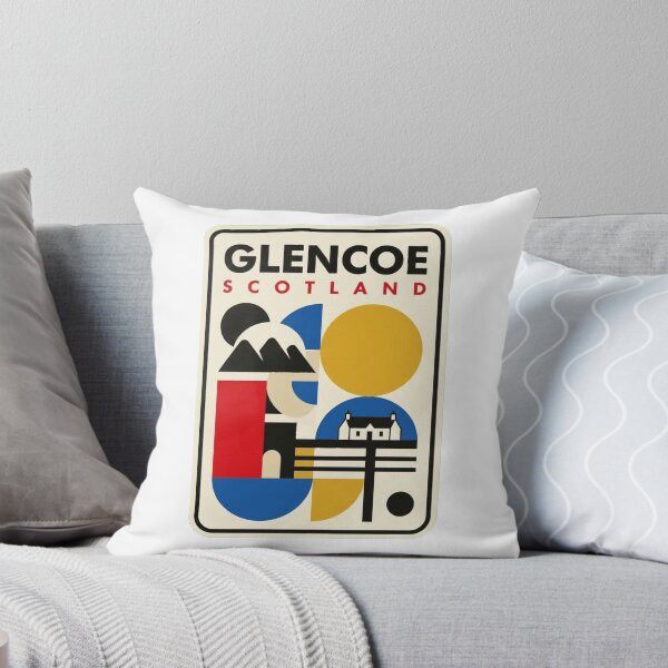 Item preview, Retro Glencoe Bauhaus Geometric Skyline designed and sold by k3rstman1.