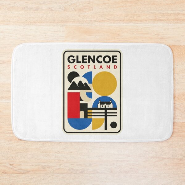Item preview, Retro Glencoe Bauhaus Geometric Skyline designed and sold by k3rstman1.