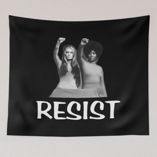 Item preview, Resist - Gloria Steinem and Dorothy Pitman Hughes designed and sold by SawyerLawrence.