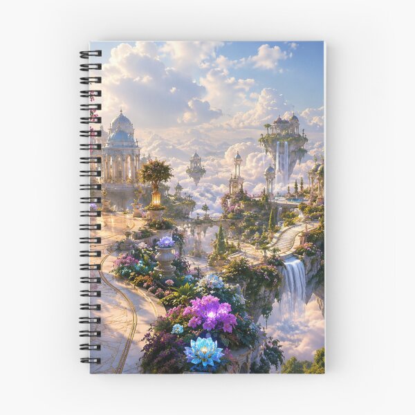 Item preview, Celestial Floating Palace in the Clouds – Fantasy Sky Kingdom designed and sold by CreativeCharmCo.
