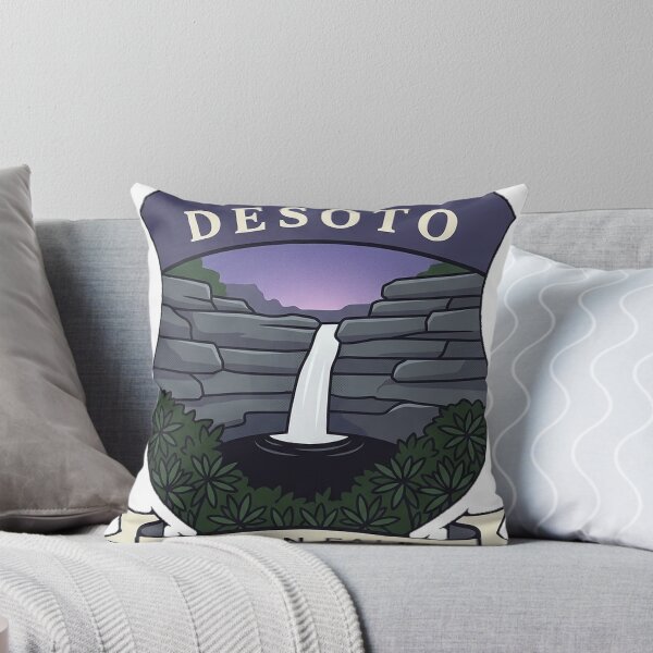 Item preview, Indian Falls DeSoto State Park Alabama Crest Sticker designed and sold by DetourDgn.