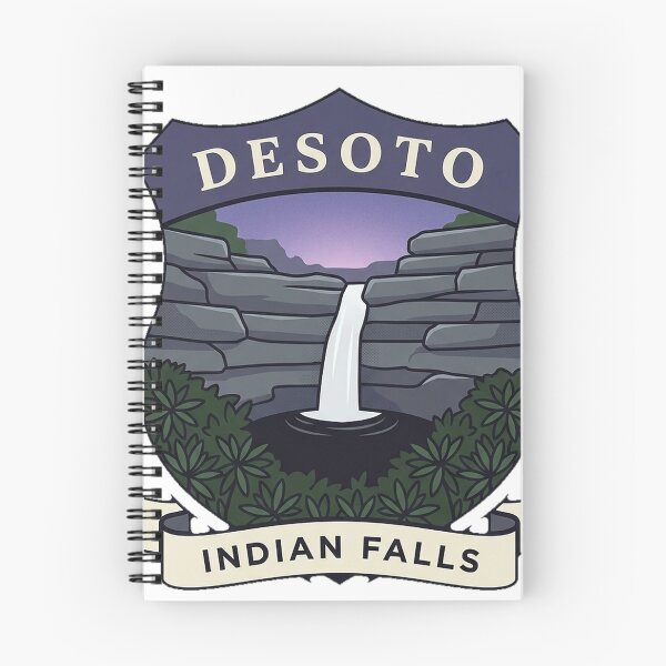 Item preview, Indian Falls DeSoto State Park Alabama Crest Sticker designed and sold by DetourDgn.