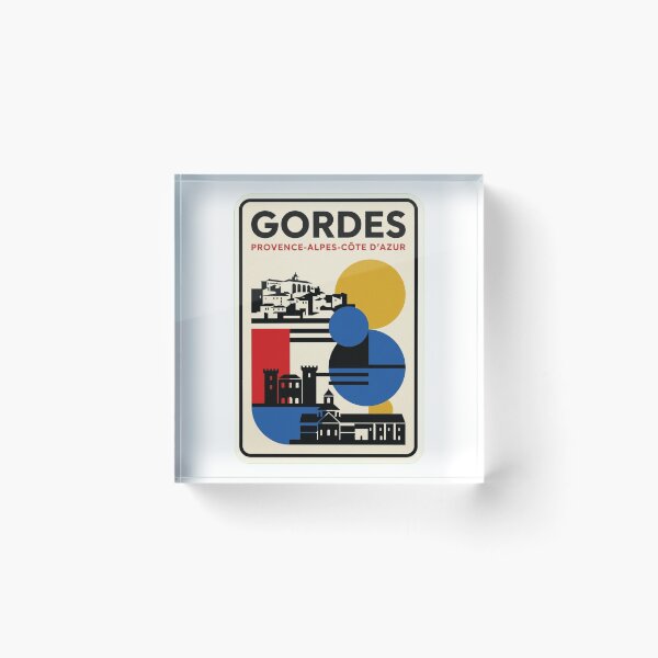 Item preview, Retro Gordes Bauhaus Geometric Skyline designed and sold by k3rstman1.