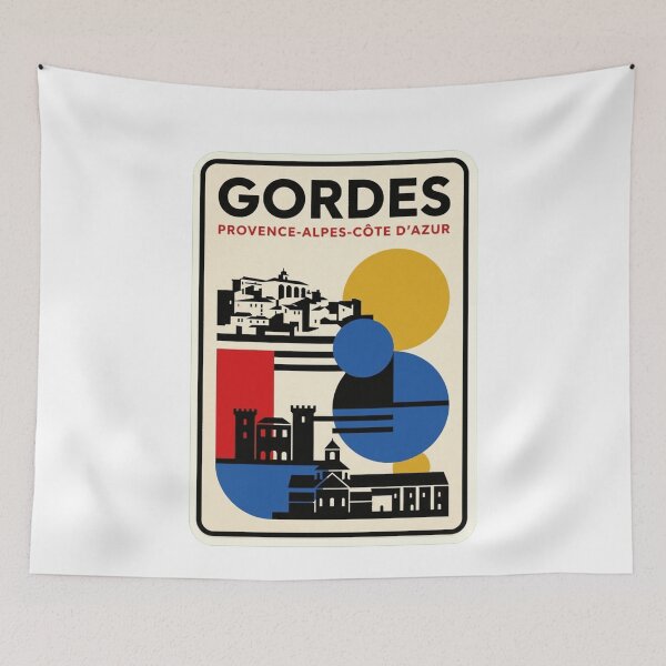 Item preview, Retro Gordes Bauhaus Geometric Skyline designed and sold by k3rstman1.