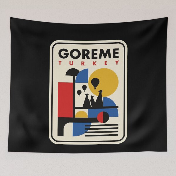 Item preview, Retro Goreme Bauhaus Geometric Skyline designed and sold by k3rstman1.